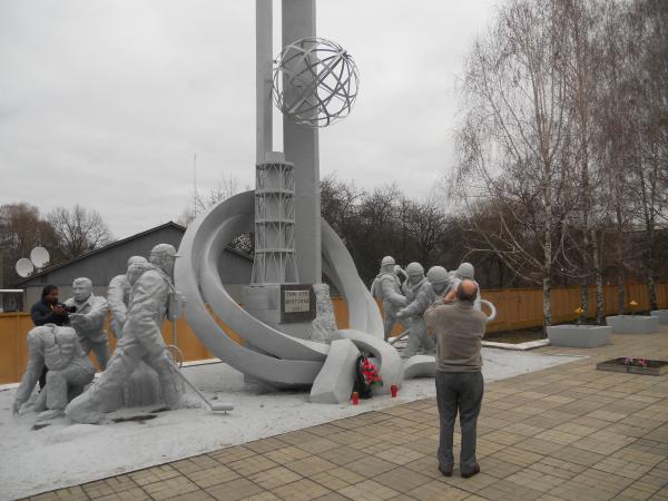 Chernobyl Fire Station Monument
