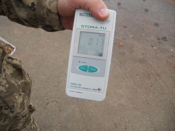 (Safe) Chernobyl radiation levels in the town area